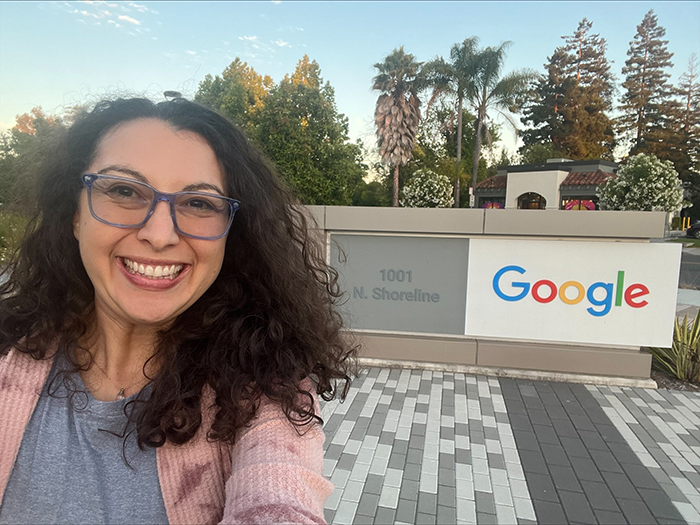 Crystal visiting Google